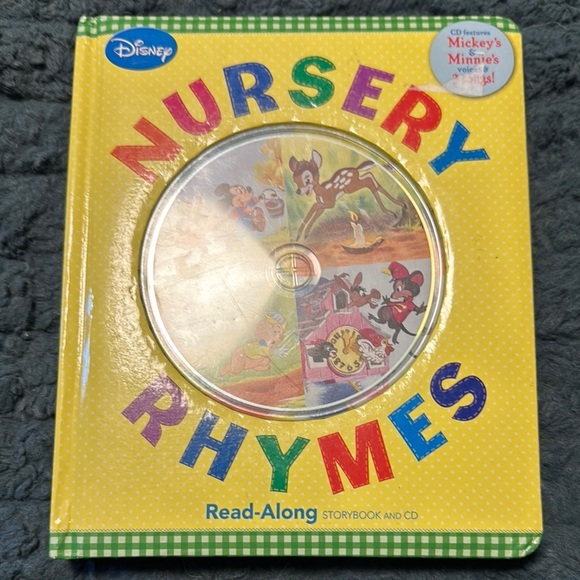 Disney Other - Disney Nursery Rhymes Read-Along Storybook and CD